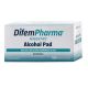 Toallitas con Alcohol Difem Pharma Higienix 70% Caja de 100 Unidades