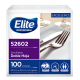 Servilleta Mantel Elite Blanco Doble Hoja Paquete de 100 Unidades