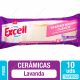 Trapero Húmedo Excell Desinfectante Lavanda 40X60 cm 10 Unidades