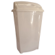 Basurero Macasi con Tapa Vaivén 60 L Blanco