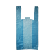 Bolsa Camiseta Superior 35x45 cm Azul Paquete de 500 Unidades