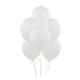 GLOBOS No. 9 LISO X 50 UN BLANCO GLAM