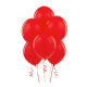 GLOBOS No. 9 LISO X 50 UN ROJO GLAM
