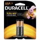 PILA ALCALINA AAA X 2 UN. DURACELL LR03 1.5 V.