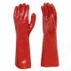 GUANTES ANTIACIDOS PVC ROJO 18 PULGADAS