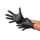Guantes Examinador Top Safe Nitrilo Negro Sin Polvo Talla L 100 Unidades