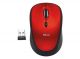 MOUSE TRUST YVI USB INALAMBRICO MINI ROJO 19522