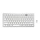 Teclado Kensington Inalámbrico 3 Conexiones Blanco