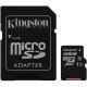 Memoria Micro Sdxc Kingston 128 gB + Adaptador Kingston Clase 10