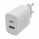Cargador Sin Cable Tecmaster Puerto USB y Tipo C 20 W