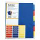 Separador Adetec Plástico Carta 6 Divisiones