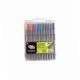 LAPIZ FIBRA 0.4 ESTUCHE X12 COLORES ADIX FINELINER