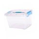 CAJA PLASTICA C/TAPA 5 LITROS MANILLAS COLORES SUR