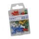 PUSH-PINS COLORES CAJA 100 UNIDADES