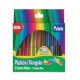 PLASTICINA 24 COLORES TORRE DOBLE COLOR FLUOR