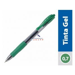 BOLIGRAFO PILOT ROL.BALL G-2 0.7 VERDE RETRACTIL
